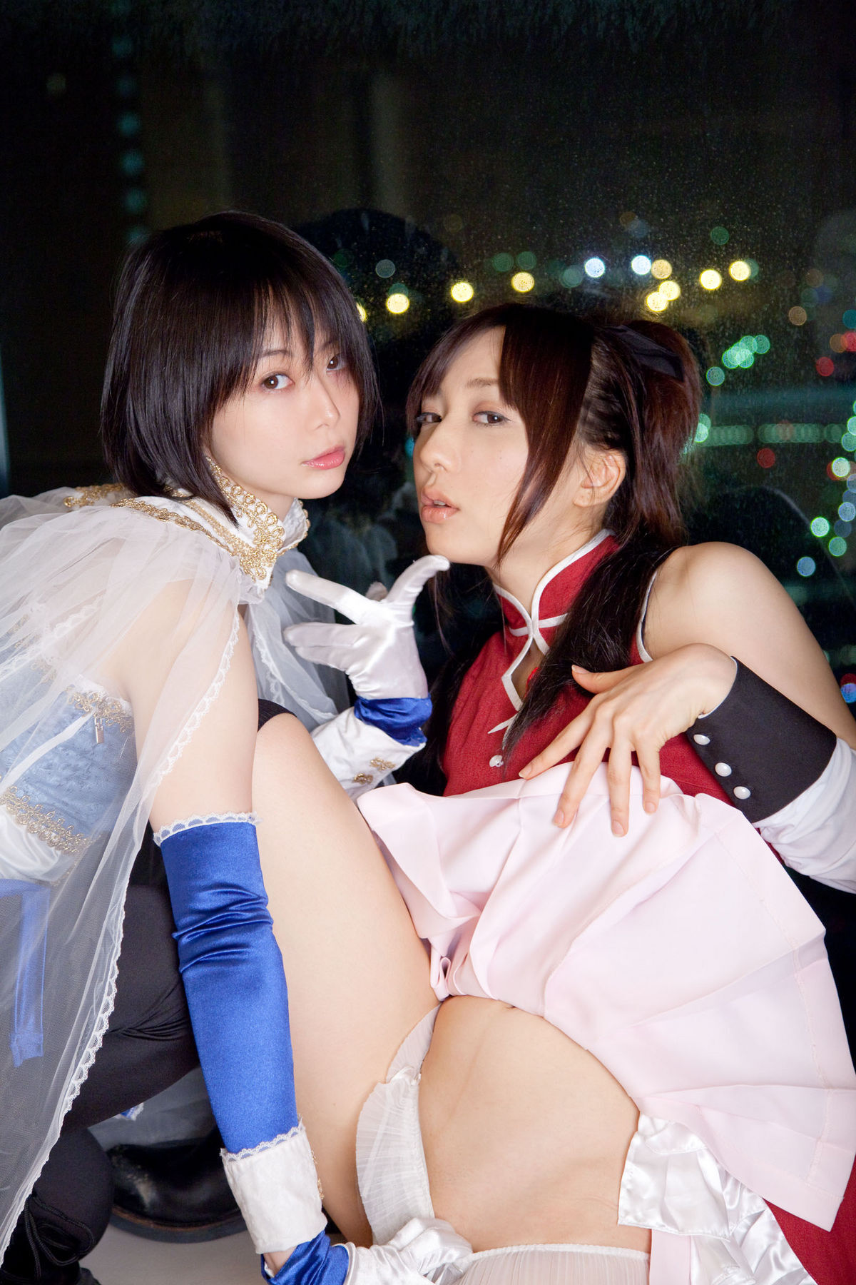 (C80) (コスプレ)   Sayaka and Kyoko  CosPlay制服诱惑套图